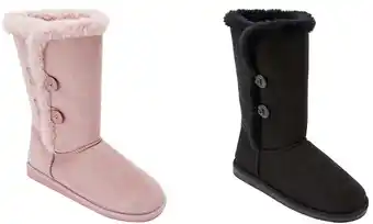 Button Trim Slipper Boots offer at Kmart