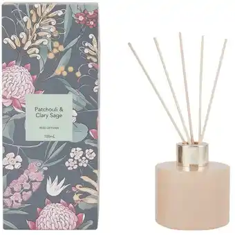 Kmart Australiana Patchouli & Clary Sage Reed Diffuser 100ml offer