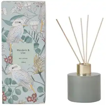 Kmart Australiana Mandarin & Lilac Reed Diffuser 100ml offer