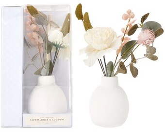 Elderflower and Coconut Floral Reed Diffuser 100ml