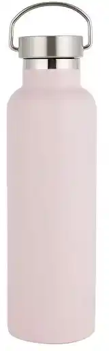 Kmart 750ml Soft Pink Double Wall Insulated Drink Bottle with Handle offer