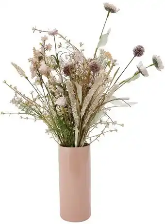 Kmart Artificial Meadow Flowers In Tall Vase offer