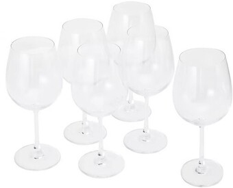 Kmart 6 Dine Red Wine Glasses offer