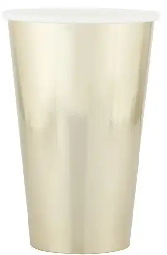 Kmart 12 Pack Gold Look Foil Cups offer