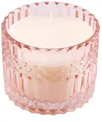 Geo Fragrant Candle - Pink