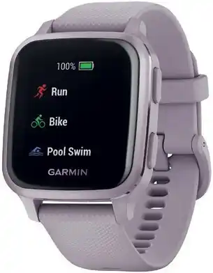 Officeworks Garmin Venu SQ Smart Watch - Metallic Orchid* offer
