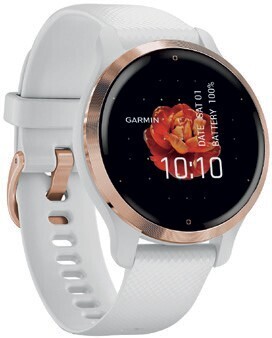 Garmin Venu 2S Smart Watch - Rose Gold/White