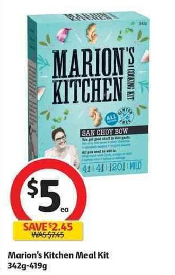 Coles Marion's Kitchen Meal Kit 342g-419g offer