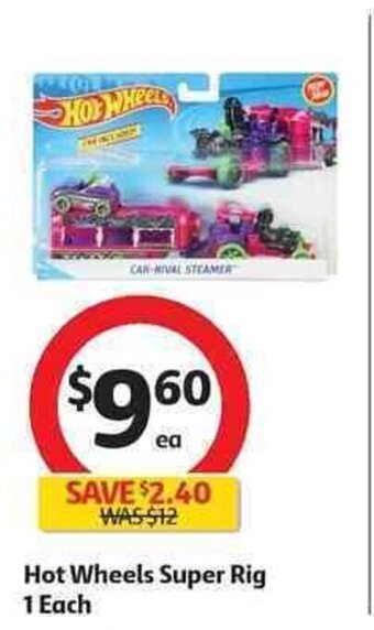 Coles Hot Wheels Super Rig 1 Each offer