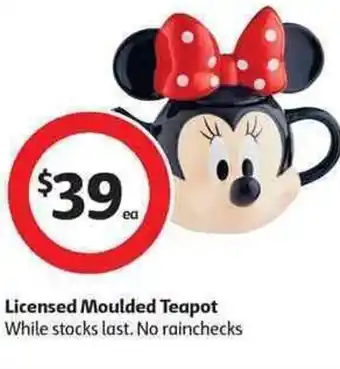 Coles Licensed Moulded Teapot offer