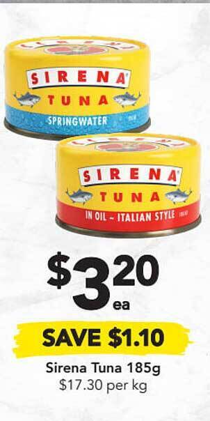 Drakes Sirena Tuna offer