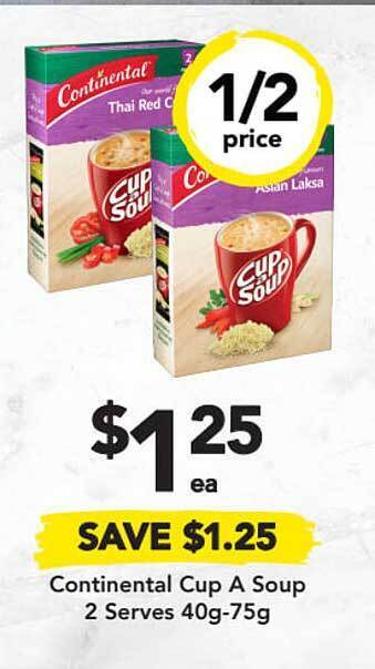 Drakes Continental Cup A Soup 2 Serves offer