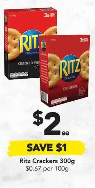 Drakes Ritz Crackers offer