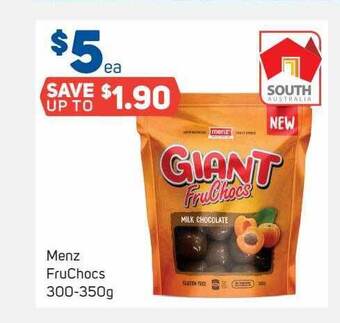 Foodland Menz Fruchocs offer