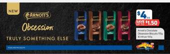 Foodland Arnott's Chocolate Obsession Biscuits offer