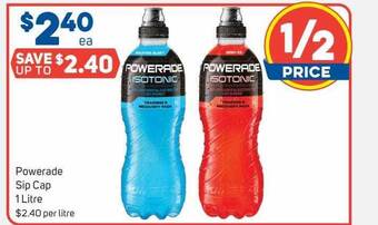 Foodland Powerade Sip Cap offer