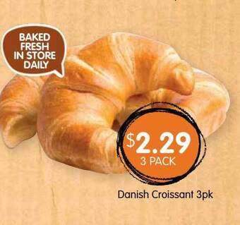 Spudshed Danish Croissant 3pk offer