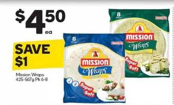Woolworths Mission Wraps offer