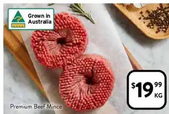 Foodworks Grown in Australia Premium Beef Mince offer