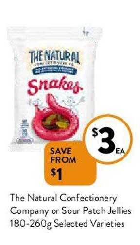 Foodworks The Natural Confectionery Company Or Sour Patch Jellies offer
