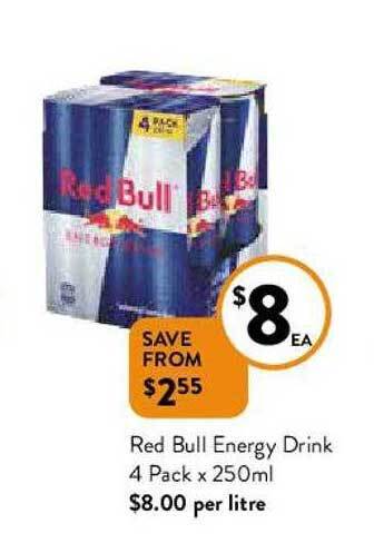 Foodworks Red Bull Energy Drink offer