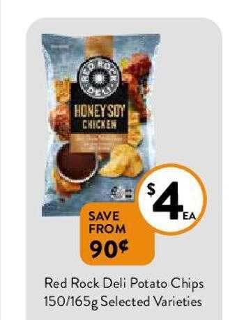 Foodworks Red Rock Deli Potato Chips offer