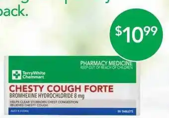 Terry White Terrywhite Chemmart Chesty Cough Forte offer