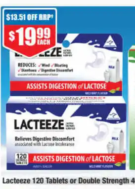 ePharmacy Lacteeze 120 Tablets offer