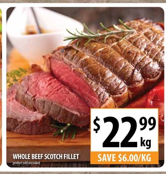 Supabarn Whole Beef Scotch Fillet offer