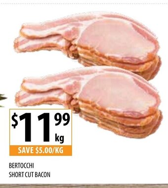 Supabarn Bertocchi Short Cut Bacon offer