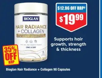 ePharmacy Bioglan Hair Rediance + Collagen 90 Capsules offer