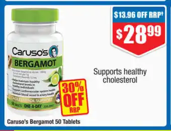 ePharmacy CAruso's Bergamot 50 Tablets offer