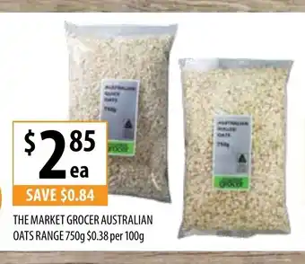 Supabarn The Market Grocer Australian Oats Range 750g offer