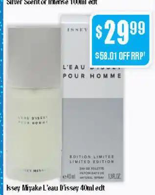 ePharmacy Issey Miyake L'eau D'issey 40ml edt offer