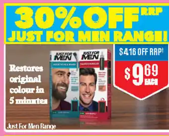 Just For Men Range