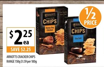 Supabarn Arnotts Cracker Chips Range 150g offer