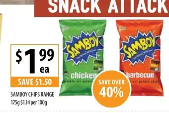 Samboy Chips Range 175g