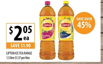 Lipton Ice Tea Range 1.5 Litre