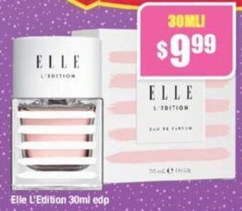 Chemist Warehouse Elle L'Edition 30ml edp offer