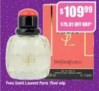 Chemist Warehouse Yves Saint Laurent Paris 75ml edp offer