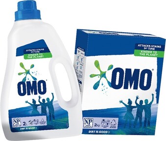 IGA OMO Laundry Liquid 1.8-2 Litre or Powder 1.8-2kg Selected Varieties offer