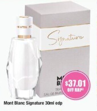 Chemist Warehouse Mont Blanc Signature 30ml edp offer