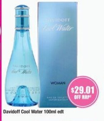 Chemist Warehouse Davidoff Cool Water 100ml edt offer