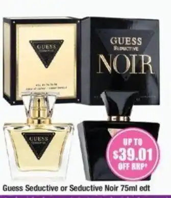 Chemist Warehouse Guess Seductive or Seductive Noir 75ml edt offer