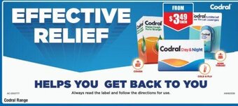 Chemist Warehouse Codral Range offer