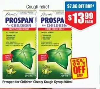 Chemist Warehouse Prospan for Children Chesty Cough Syrup 200ml offer