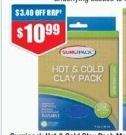 Chemist Warehouse Surgipack Hot & Cold Clay Pack Medium offer