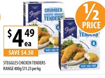 Supabarn Steggles Chicken Tenders Range 400g offer