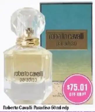 Chemist Warehouse Roberto Cavalli Paradiso 50ml edp offer