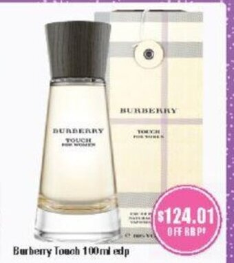 Chemist Warehouse Burberry Touch 100ml edt offer